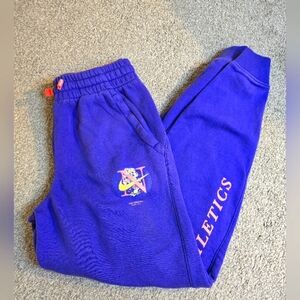 Nike Sportswear Club Fleece Joggers Big Kids Size XL Purple Pink Unisex Athletic